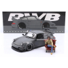 Porsche 911 (964) RWB Bodykit 2024 Nardo grey + figurka - skala 1:18 - Solido